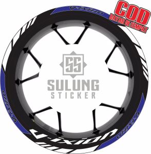 Stiker Velg Motor Yamaha Vixion Aksesoris Variasi List Pelek Keren Terbaru