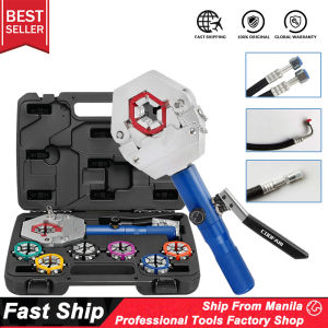 KKOLEMALLManual Hydraulic Hose Crimping Tool Auto A/C Hose Hydra-Crimper Repair Air Condition Hose 71500