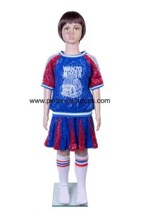 READY STOCK Kids Girl Young Adult Cheerleaders Costume Sport Day Cheerleading Outfit Stage Performance Pom-poms Dance