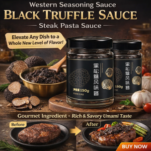 100% Wild Black Truffle Sauce Black Truffle Sauce Pasta Western Cuisine Steak Seasoning Sauce