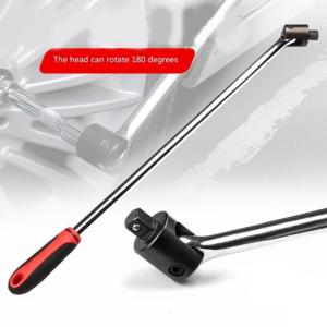 1/2" Drive Joint Handle Flexible Head Breaker Bar Wrench Spanner for Automotive Repair Strong Lever Handle Repair Tool