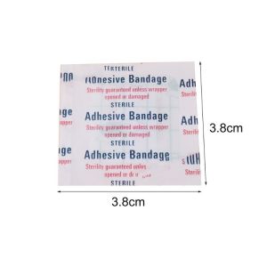 100Pcs Breathable Hypoallergenic Non-woven Adhesive Wound Dressing Band Aid Bandage Waterproof