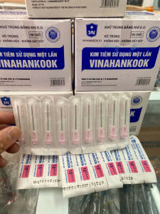 VINAHANKOOK Đầu Kim Vinahankook Đủ Số 18G - 26G (Hộp 100 Cái) - Chuẩn Y Tế