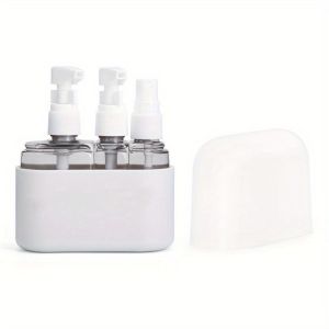 ERYRG Leak Proof Travel Refillable Bottles Set 2/3/4 in 1 Reusable Empty Bottle Kit Convenient Spray Bottles Pump Lotion Bottles Shampoo