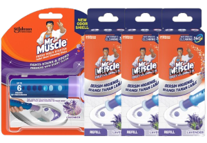 【Value Pack】 Mr Muscle Toilet Bowl Cleaner Fresh Disc Freshener