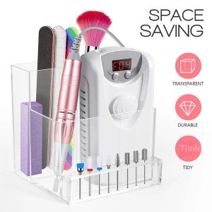 Nail Storage Box for Electric Manicure Drill Rack Nails Drills Storage Multi-Scene Use Profesional Manicure Tools