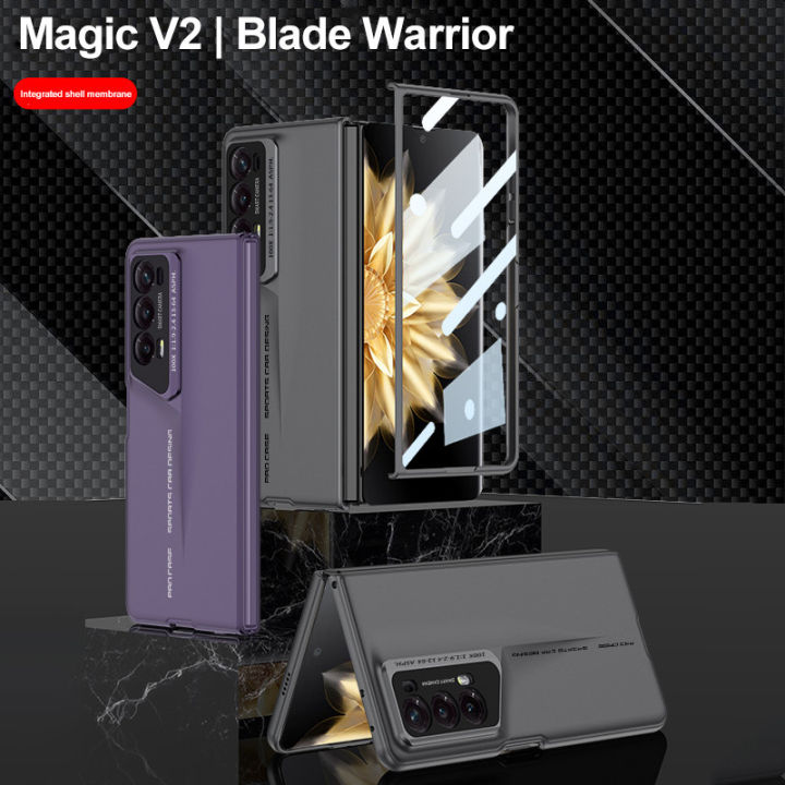 Super Sports Car Case For Honor Magic V2 Frosted Matte Hard PC Plastic