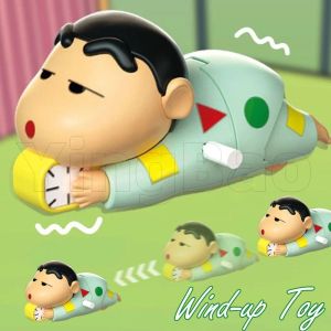Crawling Crayon Shin-Chan Toy Cartoon Cute Wiring Harness Crawling Funny Movable Wind-Up Toy Birthday Christmas And New Year Gifts Childrens Kids