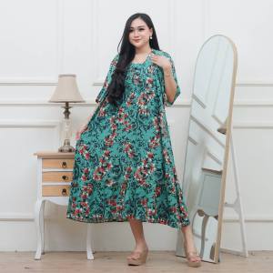 DASTER FUJI ALIYAA MOTIF BUNGA DRES FUJI REMPEL KEKINIAN SAKDRES FUJI BEST SELLER DASTER RAYON PREMIUM