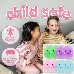 Boo Boo Ice Packs for Kids Injuries Kids Ice Pack 8 Gel Cold Pack Toddler Ice Pack with Soft Cover Baby Kids Pain Relief Fever Wisdom Teeth First Aid Head Neck Arms（8 Pcs）