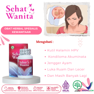 Obat Perontok Kutil Kelamin Wanita HPV Kondiloma Akuminata Jengger Ayam Luka Ruam Dan Gatal di Miss V Dengan Sehat Wanita 100% Original