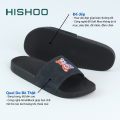 Dép quai ngang slipper Gấu Bặm Trợn cao cấp nam, nữ HISHOO siêu nhẹ da bò thật thời trang size 36-45 U113. 