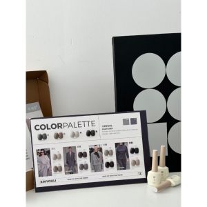 XinYouLi Grey Gel Nail Polish Series 12color 美甲甲油胶冷静灰高冷灰12色实色带涂好色板新款新色1btl 12ml free color chart