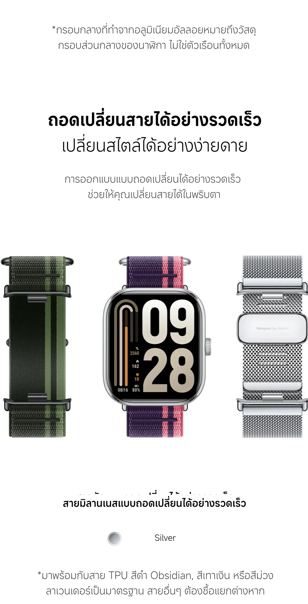 Xiaomi Redmi Watch 5 จอแสดงผลขนาด 2.07 นิ้ว 60Hz อายุการใช้งานแบตเตอรี่ยาวนานถึง 24 วัน