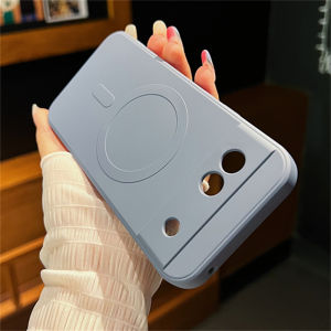Liquid Silicone For Magsafe Wireless Charge Case For Google Pixel 8A 7A Magnetic Candy Matte Camera Protection Shockproof Cover