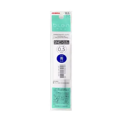 ปากกาและไส้ปากกา ลูกลื่น Zebra Blen 2S 3S สองสีในแท่งเดียว พร้อมดินสอกด ขนาดหัว 0.5 และ 0.7 MM