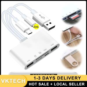 5-In-3 Memory Card Reader USB3.0 Flash Drive OTG Adapters Multi Smart Card Readers For iPhone PC Accessories