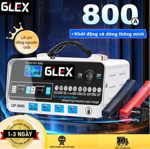 Máy sạc bình ắc quy tự động 12V 24V 800A GILEX sạc nhanh có khử sunfat tự ngắt khi đầy MẪU MỚI 2026 bán chạy
