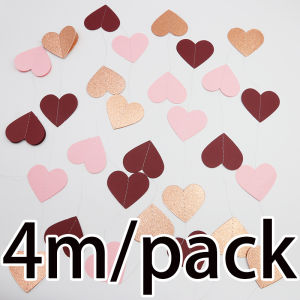 การเย็บรถยนต์ด้วยดอกไม้วันวาเลนไทน์ตกแต่งงานแต่งงานหน้าต่างงานปาร์ตี้งานประดิษฐ์ทำมือ3D ความรักขนาด67มม./แพ็ค4เมตร/แพ็ค