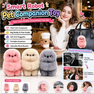 Smart Owl Plush Toy Interactive Stuffed Animal Shy Emotional Support Pet Handbag Charm Keychain Decoration Soft Cute Companion Plushie