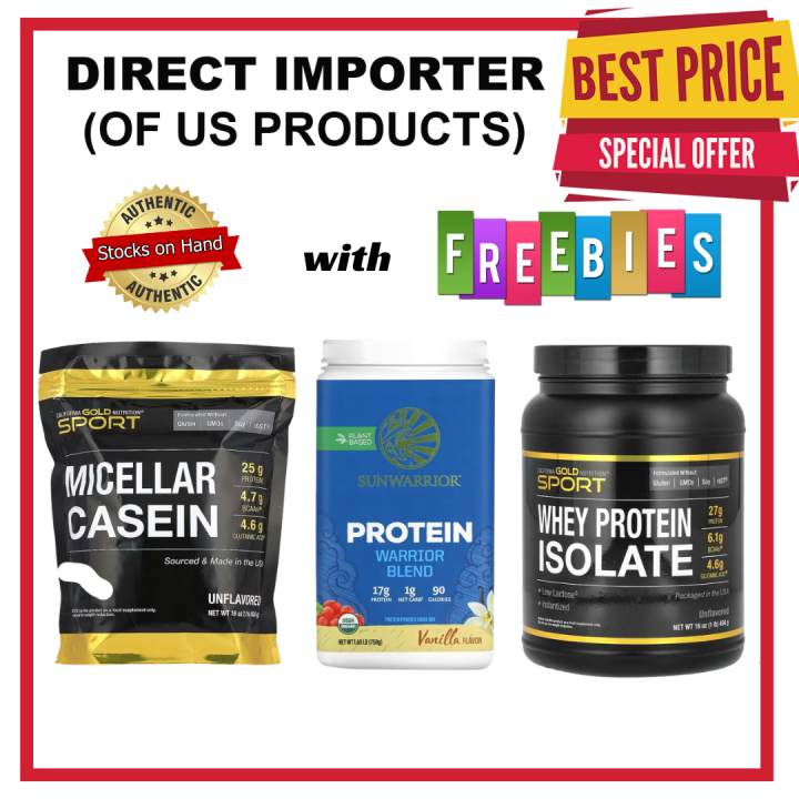 California Gold Nutrition Sport Whey Protein Isolate 27g Protein 454g