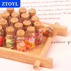[COD]🔥🔥🔥ZTOYL 5Pcs 1:12 Dollhouse Miniature Fruit Assorted Glass Cans Dried Fruit Candy Jar Kids Pretend Play Toy Doll House Accessories