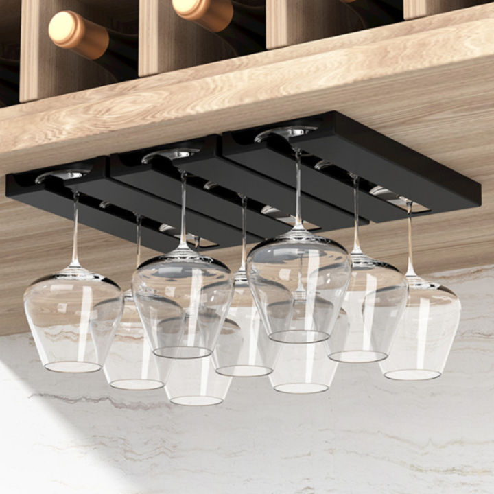 Goblet Wine Glass Hanging Rack Living Room Punch-free Kitchen