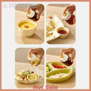 [A Peassion]💖[HOT SALE]🎈🎈 100ml Cooking Oil Jar Glass Bottle Press Type Seasoning Storage Bottle Spice Metered Oil Control Bottle