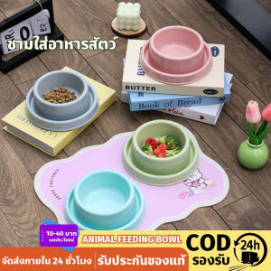 COD ชามใส่อาหารสัตว์ ชามสัตว์เลี้ยงป้องกันมด ถ้วยใส่อาหารสัตว์เลี้ยง กันมดแมลงมีที่กันลื่น