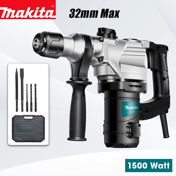 【Free 5 Drill Bits】MAKITA 1500W 26mm Heavy Duty Chipping Gun Rotary ...