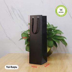Túi giấy đựng quà (màu đen - giấy dày) đựng phụ kiện thời trang mỹ phẩm...