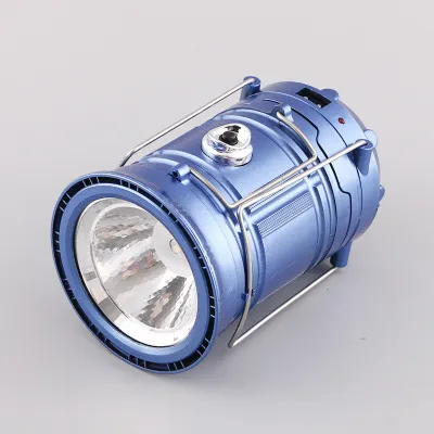 LED Solar& Lithium battery plug charging COB LED Camping Lantern Camping lights Water repellent Emergency LED Light