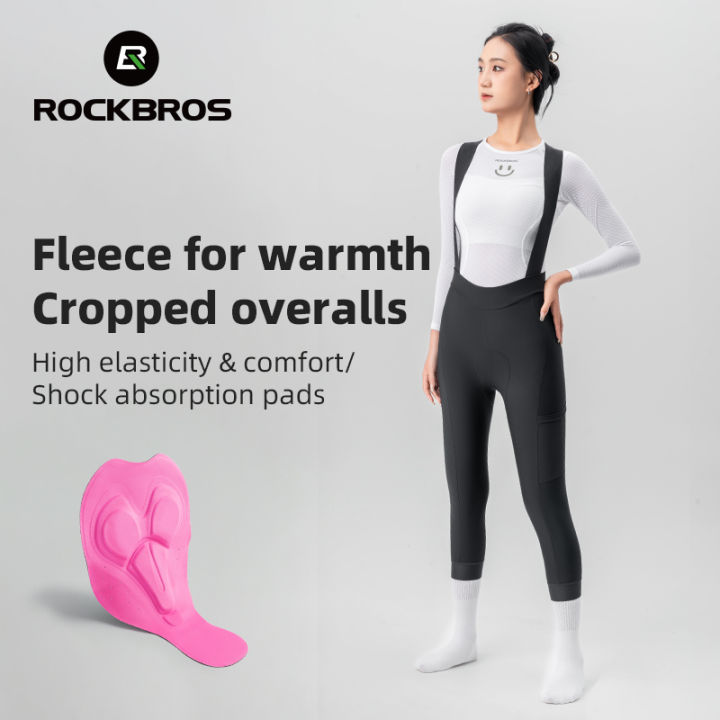 ROCKBROS Women's Cycling Bib Pants Padded Cycling Tights