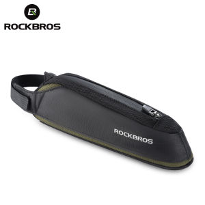 【Local Delivery】ROCKBROS Bicycle Bag Quick Release Narrow Cycling Top Down Tube Bag Lightweight Reflective MTB Road Bike Triangle Bag Bike Accessories