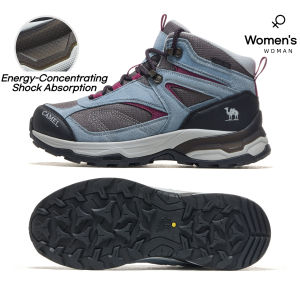 CAMEL CROWN Waterproof Winter Hiking Boots | Mid-Top Outdoor Snow Trekking Shoes Insulated Warm Cold-Weather Footwear Thick Sole Anti-Slip Trail Sneakers Durable Camping & Mountaineering Boots for Men & Women