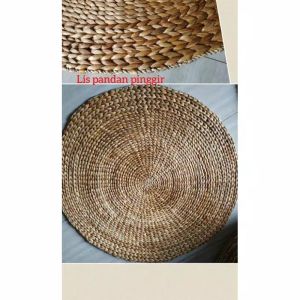 RUG KARPET ANYAMAN ENCENG GONDOK PREMIUN 120CM GROSIR