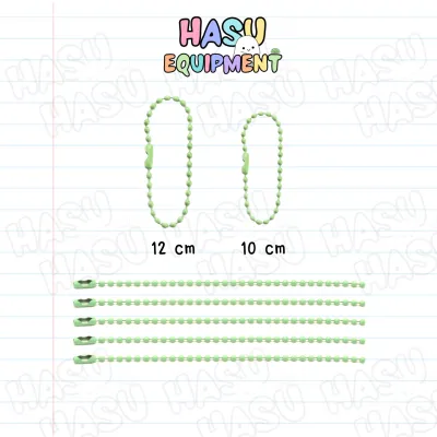 🛒Ball chain -โซ่ไข่ปลา 10cm 12cm 15cm ขนาดเม็ด 2.4mm Hasuequipment