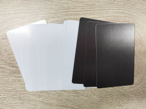150PCS/box Refrigerator Magnet Card PVC Card Making DIY VIP Cards Magnetic Stripsbarcode IC Interactive Cards Black Cars 86*54mm 250PCS/box PVC Black Card