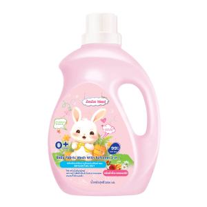 Zoo Zoo Island(NEW!) Honey Blossom🔥ผลิตภัณฑ์ซักผ้าเด็กผสมปรับผ้านุ่ม ZooZoo Island 2 in 1 สูตรอ่อนโยน กลิ่นดอกลิลลี่ ขนาด 2 ลิตร Baby Fabric Detegent 2L