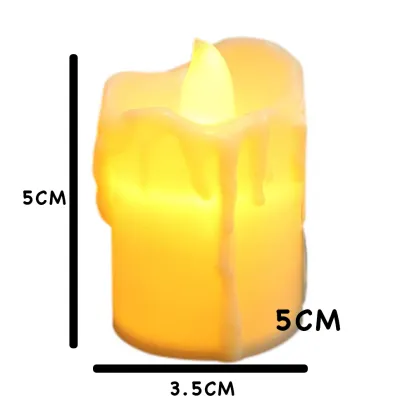 LED Swinging Candle Smokless Flameless Swing Candles Light Warm White Fairy Lights Lighting Night Lamp Wedding Birthday Party Decoration Lilin Lampu