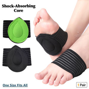 Plantar Fasciitis Arch Supports (SG Stock) Cushioned Arch Gel Pad Compression Sleeves Flat Feet Arch Support Brace Heel Foot Pain Relief