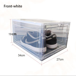 High-Quality Acrylic Transparent Shoe Box Superclear/Kotak Kasut/ 鞋盒 (Breakage Return)