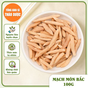 Mạch môn bắc khô 100g mạch môn đông trắng sạch