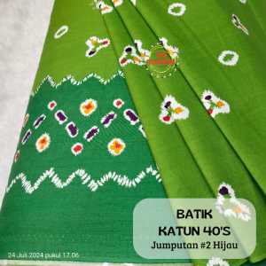 [0.5 METER] Batik Jumputan Bahan Katun - Batik Halus Motif Simpel Kualitas Bagus / Lebar 1.15 Meter