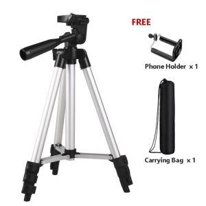 3110 Tripod Stand Bubble Level Phone Holder Adjustable CellPhone Mount Bracket USB 3 Modes 16cm Ring Light Shutter 补光灯三脚