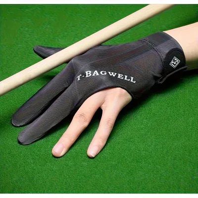 Billiard Glove Fingerless Left Hand Three-Finger Open Glove Thin Breathable Non-Slip Hand Protective