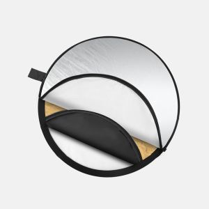 ELELAB แผ่นสะท้อนแสง 5in1 พับได้ แบบพกพา พร้อมซองใส่ มีหลายขนาด 30/60/80cm สำหรับถ่ายภาพและวิดีโอ