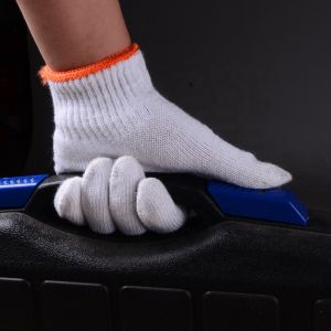 พลาสเพ็คเชียงแพ็ค 12 คู่ ถุงมือ ถูกถุง สีขาว/เทา