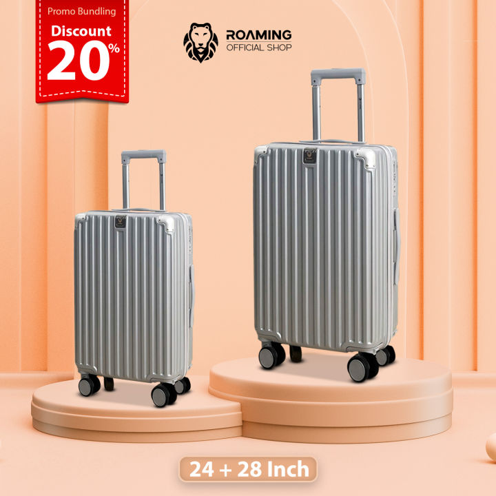 Ukuran Trolly Bag 24 Inch SET] Roaming Koper Kabin Bagasi L010