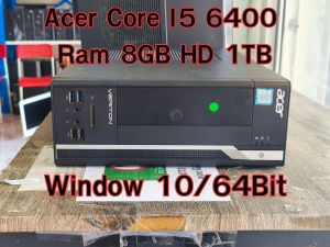 PC Acer Veritron เคสเล็กแนวนอน Core I5 6400 Ram 8GB HD 1TB Window10 Usede